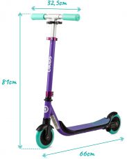 Самокат QKIDS BRO purple